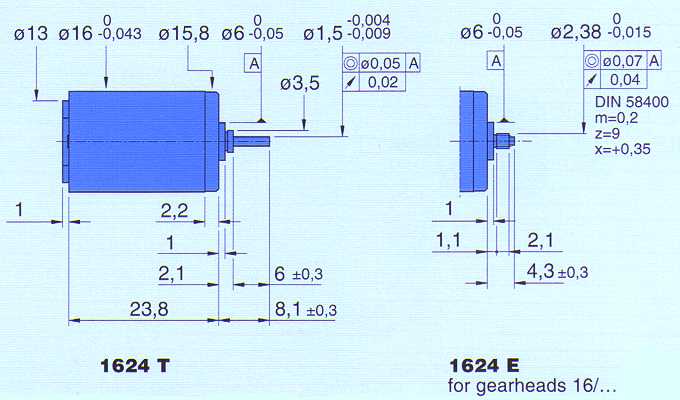 Faulhabermotor 1624E024S