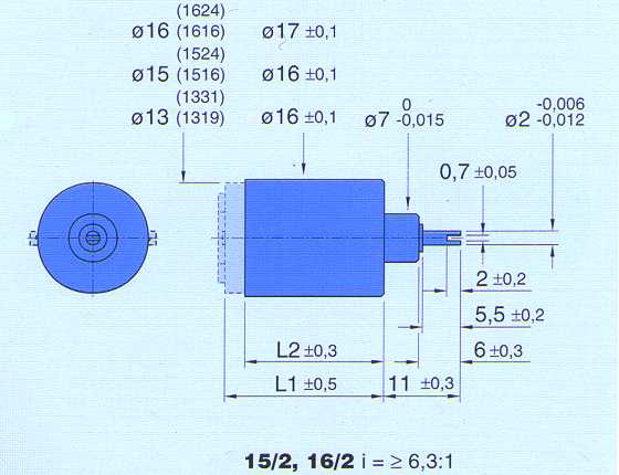 Faulhabergear type 16/2