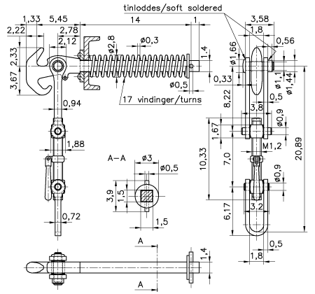 Figur 10: Koblingskrog og skruekobling.