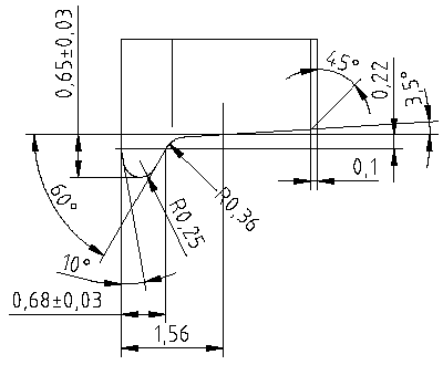 Figure 1: Wheel rim cross section